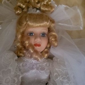 Vintage Fine Bisque Porcelain Doll- In box!!!
